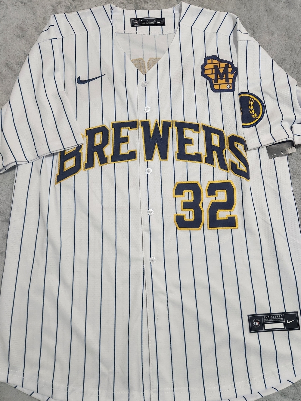 J. Misiorowski Brewers Jersey